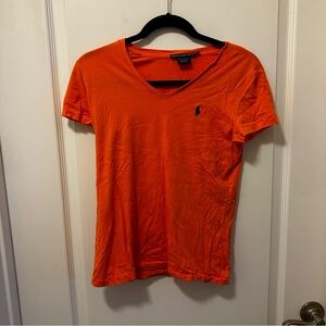 Ralph Lauren Sports Tee-ORANGE